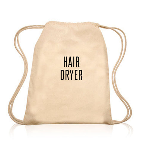 HAIR DRYER CANVAS BAG