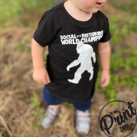 KIDS T-SHIRT // SOCIAL DISTANCING CHAMP