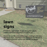 50 Lawn Signs