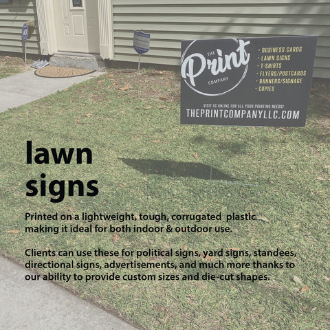 Set of 4 Lawn signs